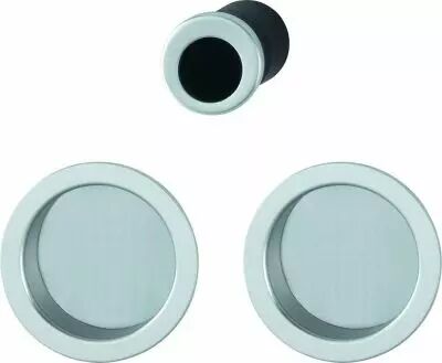 Set de porte coulissante pour porte intrieure - aluminium - aveugle - modle 4920