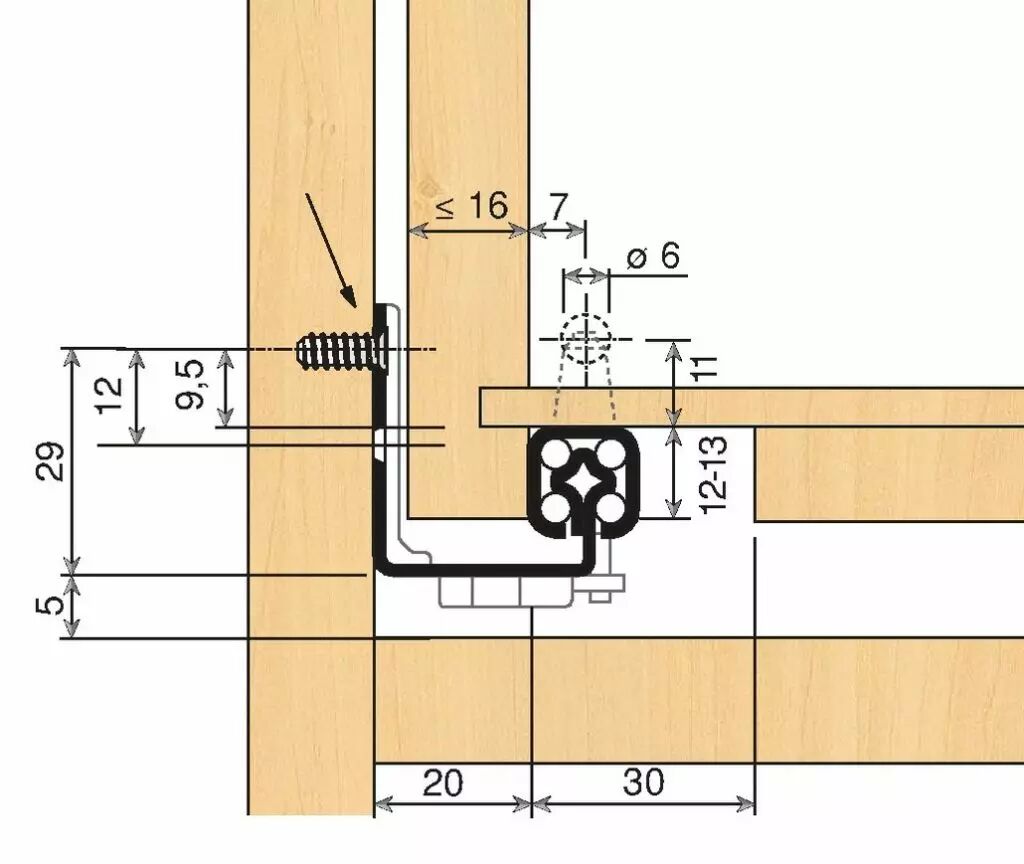 Установка скрытого монтажа. Hettich Quadro присадка. Хеттих направляющие Квадро присадка. Хеттих Квадро в 6 присадка. Направляющие Hettich Quadro схема монтажа.