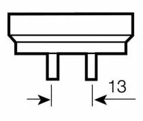 Tube fluorescent Lumilux T8 - G13