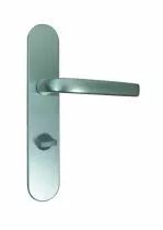 Ensemble Logio - Plaque 190 x 42 mm - entraxe de fixation 165 mm - Argent