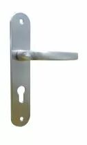 Ensemble Logio - Plaque 190 x 42 mm - entraxe de fixation 165 mm - Argent