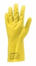 Gants latex floqué coton