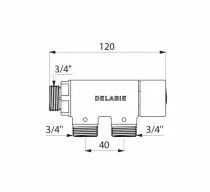 Mitigeur thermostatique centralisé Premix Compact