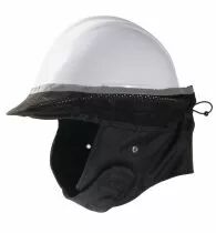 Coiffe de protection contre le froid pour casque de chantier