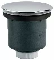 Bonde receveur douche capot rond inox ø 90 mm