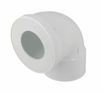 Pipe WC PVC blanc