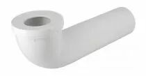 Pipe WC PVC blanc