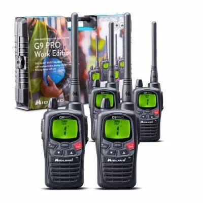 Pack 4 talkie-walkie G9 Pro Midland