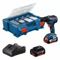 GSR 18V-55 4 A + 2 batteries et 82 accessoires