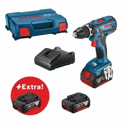 GSR 18V-28 + 2 batteries + 1 batterie offerte