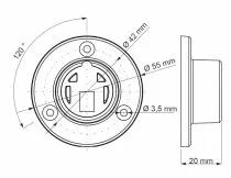 Paire de support pour tube