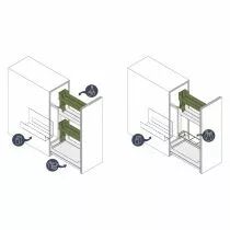 2 niveaux de rangement Pinello Board / planches à découper