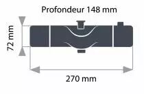 Mitigeur thermostatique de bain douche - modèle Néotherm