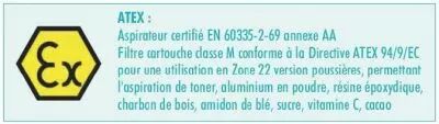 Aspirateurs industriels Sidamo XC 70 - eau et poussires zone Atex